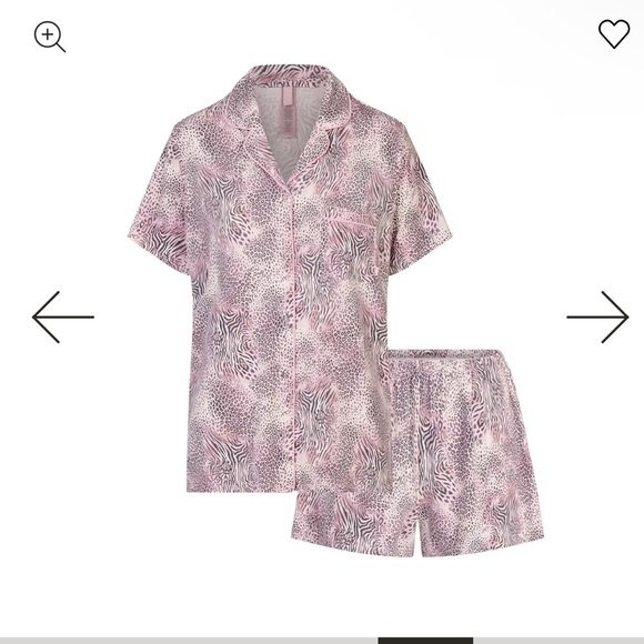 NWT Skims Sleep set short sleeve Animal Print - Picture 9 of 11